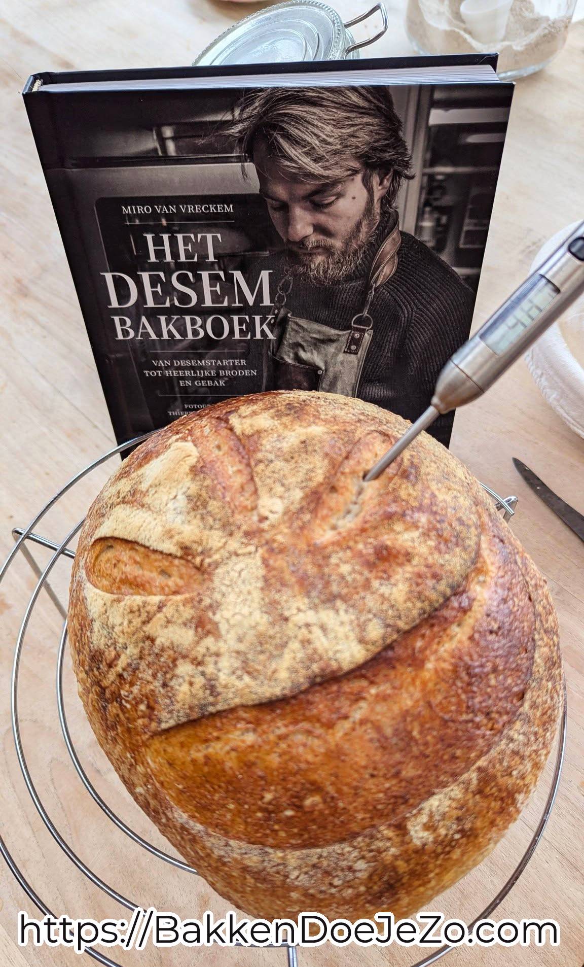 Het Desem Bakboek van Miro Van Vreckem – zuurdesem bakken stap voor stap